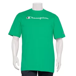 Big & Tall Champion® Modern-Fit Logo Tee -Clearance Sales Store 4397460 Green Vine