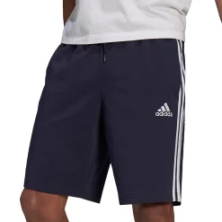 Men's adidas 3-Stripe Jersey Shorts -Clearance Sales Store 4485657 Legend Ink White