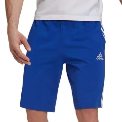 Men's adidas 3-Stripe Jersey Shorts -Clearance Sales Store 4485657 Team Royal Blue White