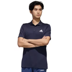 Men's adidas Design to Move Polo -Clearance Sales Store 4486163 Legend Ink White