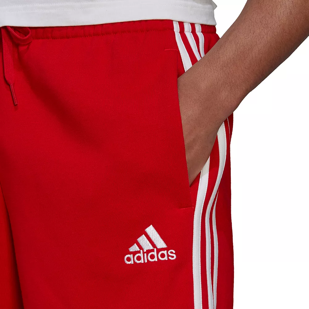 Men's adidas 3-Stripe Fleece Shorts 11 Men's adidas 3-Stripe Fleece Shorts - Image 9