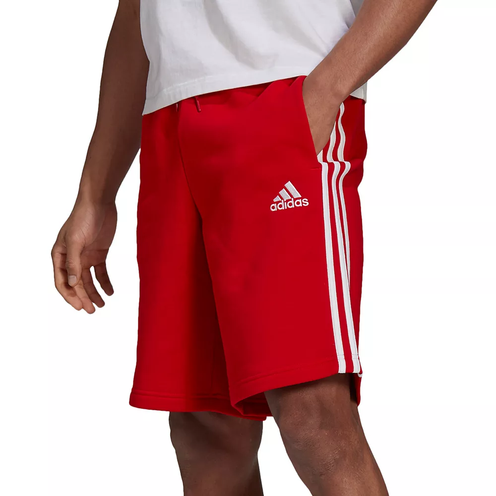 Men's adidas 3-Stripe Fleece Shorts 5 Men's adidas 3-Stripe Fleece Shorts - Image 3