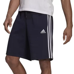 Big & Tall adidas 3-Stripe Fleece Shorts -Clearance Sales Store 4650226 Legend Ink