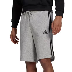Big & Tall adidas 3-Stripe Fleece Shorts