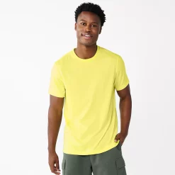 Men's Tek Gear® Core Dry Tek Tee -Clearance Sales Store 4671350 Yellow Daisy
