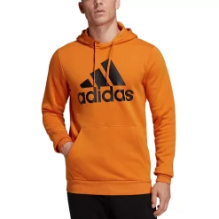 Men's adidas Essential Badge of Sport Pullover Fleece Hoodie -Clearance Sales Store 4882591 ALT5