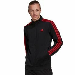 Men's adidas Tricot Track Jacket -Clearance Sales Store 4882684 Black Scarlet