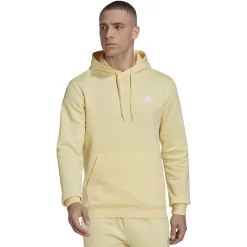 Men's adidas Feel Cozy Pullover Fleece Hoodie -Clearance Sales Store 4882714 Almost Yellow