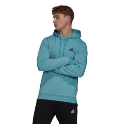 Men's adidas Feel Cozy Pullover Fleece Hoodie -Clearance Sales Store 4882714 Mint Black
