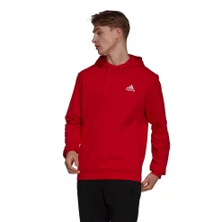 Men's adidas Feel Cozy Pullover Fleece Hoodie -Clearance Sales Store 4882714 Scarlet White
