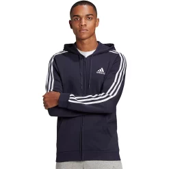 Men's adidas Essential Full-Zip Fleece Hoodie