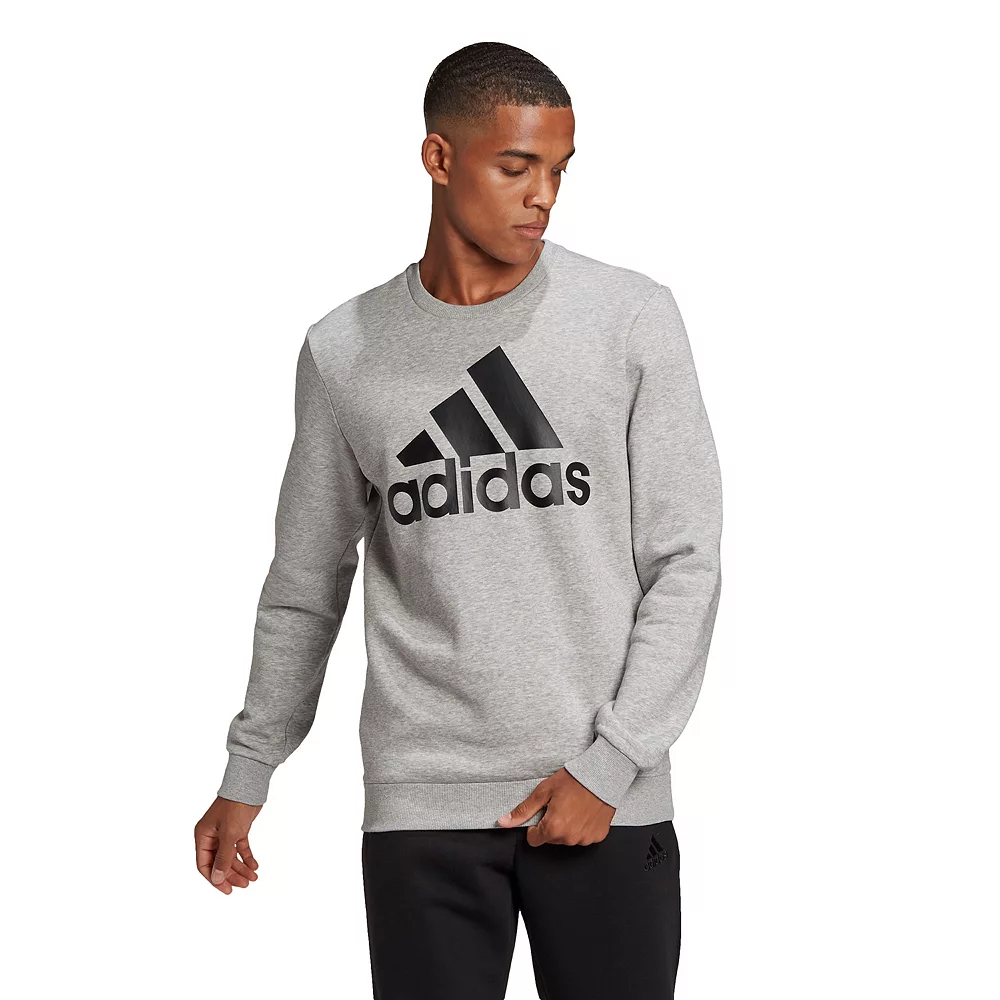 Men's adidas Badge of Sport Fleece Sweatshirt 3 Men's adidas Badge of Sport Fleece Sweatshirt
