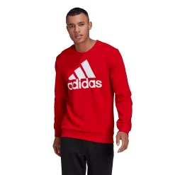 Men's adidas Badge of Sport Fleece Sweatshirt 10 Men's adidas Badge of Sport Fleece Sweatshirt -Clearance Sales Store 4883074 Scarlet White