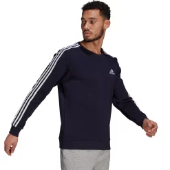 Men's adidas Essential Fleece Crew Sweatshirt -Clearance Sales Store 4884390 ALT4