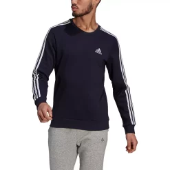 Men's adidas Essential Fleece Crew Sweatshirt -Clearance Sales Store 4884390 ALT5