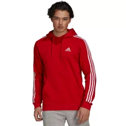 Men's adidas Essential Pullover Hoodie -Clearance Sales Store 4884595 Scarlet White