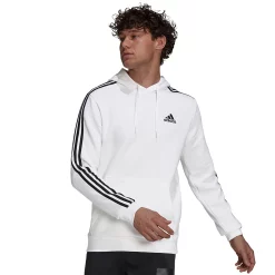 Men's adidas Essential Pullover Hoodie -Clearance Sales Store 4884595 White Black