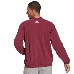 Men's adidas Brand Love Polar Fleece Sweatshirt -Clearance Sales Store 4884597 ALT