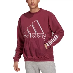 Men's adidas Brand Love Polar Fleece Sweatshirt -Clearance Sales Store 4884597 ALT5