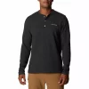 Men's Columbia Pine Peak Waffle Henley -Clearance Sales Store 4898094 Black