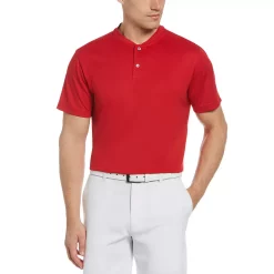 Big & Tall Grand Slam Regular-Fit Baseball-Collar Polo -Clearance Sales Store 4898358 Chili Pepper