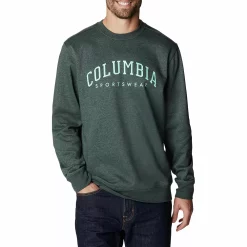 Men's Columbia Trek Fleece Crew -Clearance Sales Store 4898503 Spruce Heather