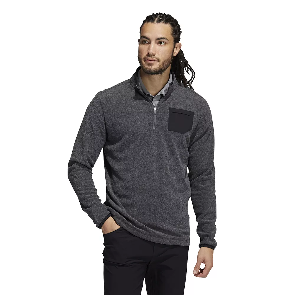 Men's adidas Primegreen Quarter-Zip Pullover 5 Men's adidas Primegreen Quarter-Zip Pullover - Image 3