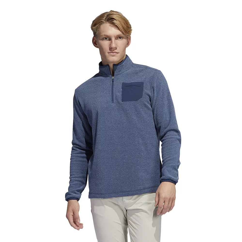 Men's adidas Primegreen Quarter-Zip Pullover 4 Men's adidas Primegreen Quarter-Zip Pullover - Image 2