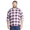 Big & Tall IZOD Classic-Fit Plaid Flannel Button-Down Shirt