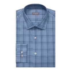 Men's Van Heusen Ultra Wrinkle-Free Regular-Fit Dress Shirt -Clearance Sales Store 4933454 Cadet Blue