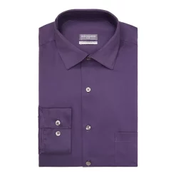 Men's Van Heusen Ultra Wrinkle-Free Regular-Fit Dress Shirt -Clearance Sales Store 4933454 Eggplant