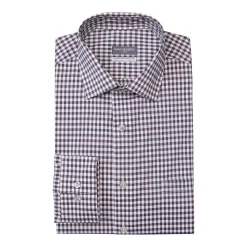 Men's Van Heusen Ultra Wrinkle-Free Regular-Fit Dress Shirt -Clearance Sales Store 4933454 Metal Check
