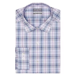 Men's Van Heusen Ultra Wrinkle-Free Slim-Fit Dress Shirt -Clearance Sales Store 4933844 Blue Violet