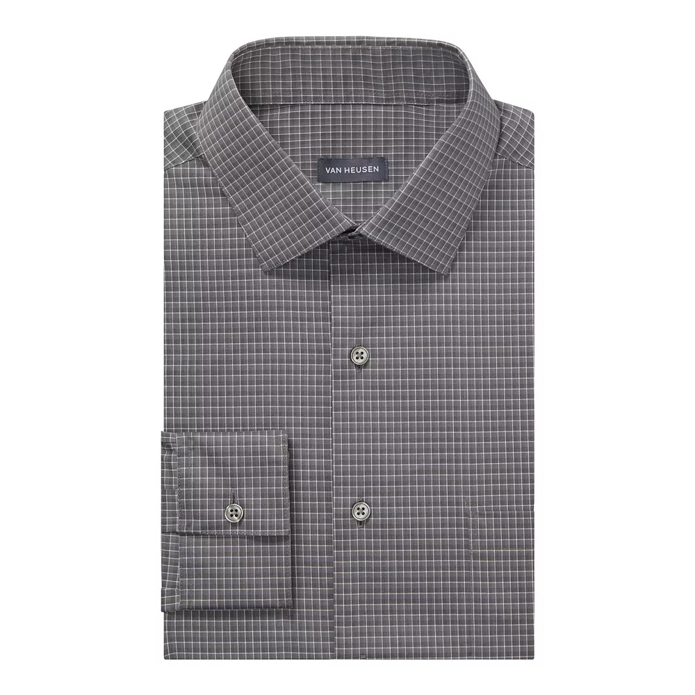 Big & Tall Van Heusen Stain Shield Dress Shirt 6 Big & Tall Van Heusen Stain Shield Dress Shirt - Image 4