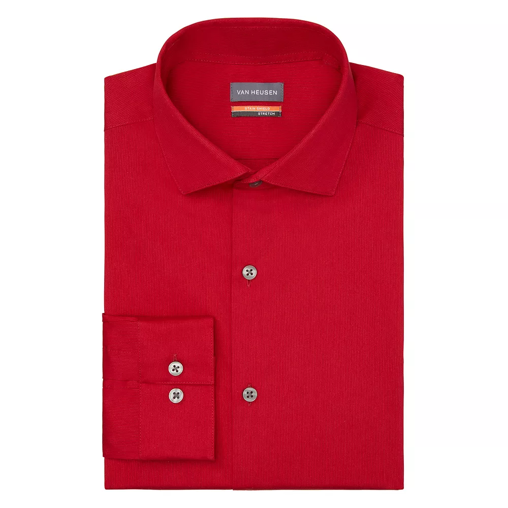 Big & Tall Van Heusen Stain Shield Dress Shirt 5 Big & Tall Van Heusen Stain Shield Dress Shirt - Image 3