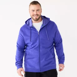 Big & Tall Tek Gear® Ultra Soft Fleece Hoodie -Clearance Sales Store 4957647 Fantasy Purple
