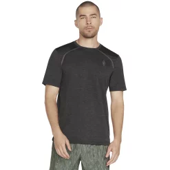 Men's Skechers® GO WALK On The Road Tech Tee -Clearance Sales Store 4981355 Black Asphalt