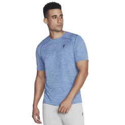 Men's Skechers® GO WALK On The Road Tech Tee -Clearance Sales Store 4981355 Sodealite Blue