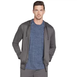 Men's Skechers® Pique Full Zip Hoodie -Clearance Sales Store 4981367 ALT2