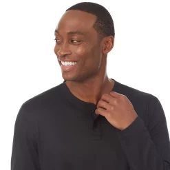 Men's Cuddl Duds® Far-Infrared Enhance Pajama Henley 15 Men's Cuddl Duds® Far-Infrared Enhance Pajama Henley -Clearance Sales Store 4988577 ALT3