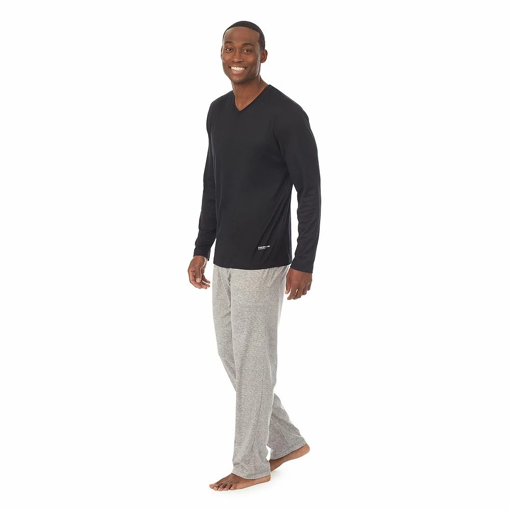 Men's Cuddl Duds® Far-Infrared Enhance Pajama V-Neck Tee 9 Men's Cuddl Duds® Far-Infrared Enhance Pajama V-Neck Tee - Image 7