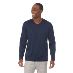 Men's Cuddl Duds® Far-Infrared Enhance Pajama V-Neck Tee 11 Men's Cuddl Duds® Far-Infrared Enhance Pajama V-Neck Tee -Clearance Sales Store 4988584 Navy
