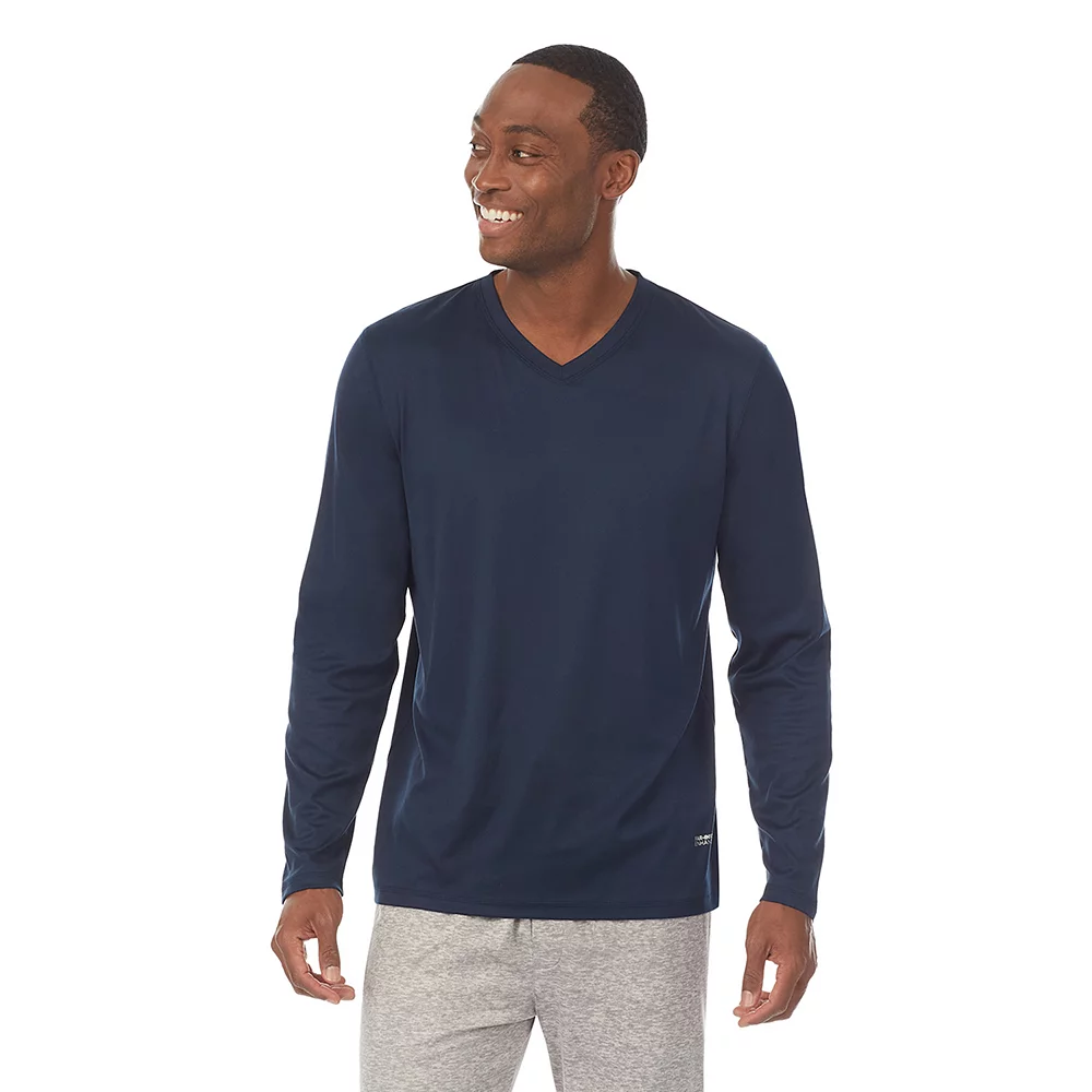Men's Cuddl Duds® Far-Infrared Enhance Pajama V-Neck Tee 5 Men's Cuddl Duds® Far-Infrared Enhance Pajama V-Neck Tee - Image 3