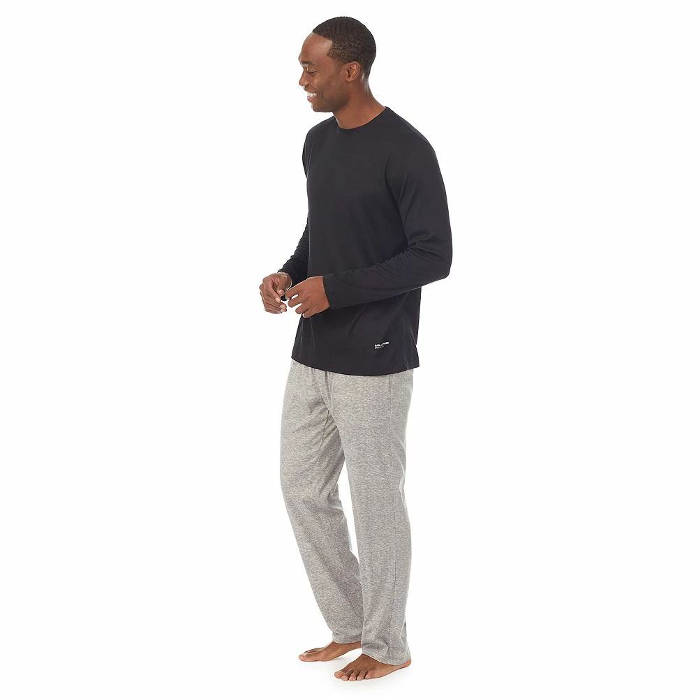 Men's Cuddl Duds® Far-Infrared Enhance Pajama Crewneck Tee 4 Men's Cuddl Duds® Far-Infrared Enhance Pajama Crewneck Tee - Image 2