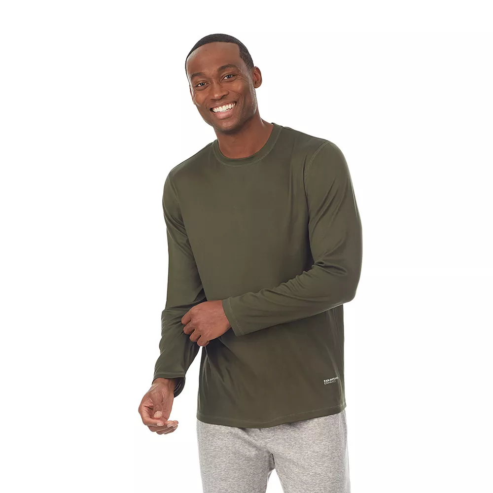 Men's Cuddl Duds® Far-Infrared Enhance Pajama Crewneck Tee 3 Men's Cuddl Duds® Far-Infrared Enhance Pajama Crewneck Tee