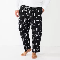 Big & Tall Sonoma Goods For Life® Flannel Pajama Pants -Clearance Sales Store 5001697 Outdoor Icons