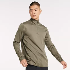 Men's FLX Commuter Stretch Quarter Zip -Clearance Sales Store 5012240 Military Canvas