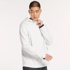 Men's FLX Comfort Fleece Pullover Hoodie -Clearance Sales Store 5016806 Ivory Marble Heather