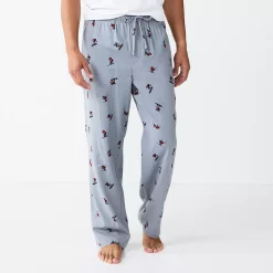 Men's Sonoma Goods For Life® Flannel Pajama Pants -Clearance Sales Store 5034879 Gray Skiers