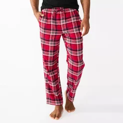 Men's Sonoma Goods For Life® Flannel Pajama Pants -Clearance Sales Store 5034879 Holiday Red Plaid